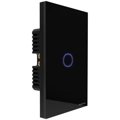 Interruptor Touch Smart Tramontina 1 Canal Controle Remoto Via Celular Bivolt Preto