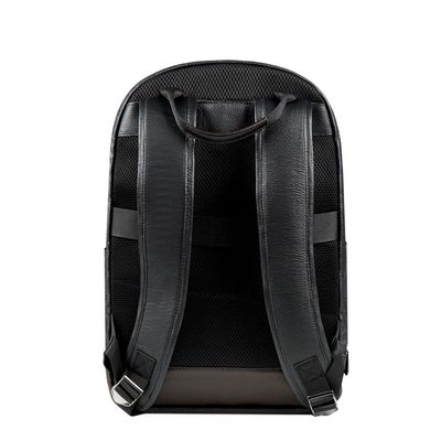 Mochila de Couro Masculina Pub Preta Bagaggio U / Preto