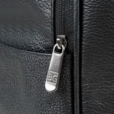 Mochila de Couro Masculina Pub Preta Bagaggio U / Preto