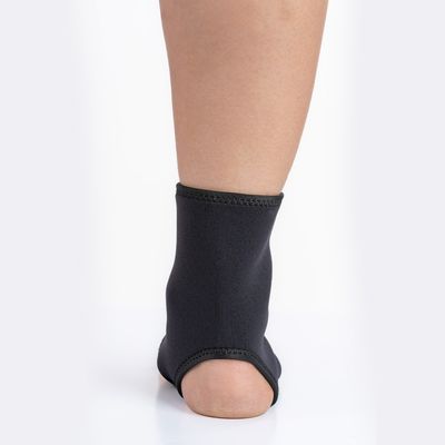 Par de Tornozeleiras Longas Otho Care Dellamed P / Preto