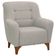 Poltrona Mila Decorativa de Descanso Caemmun Bege