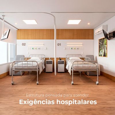 Cama Hospitalar 2 Movimentos DX Dellamed unico / Prata