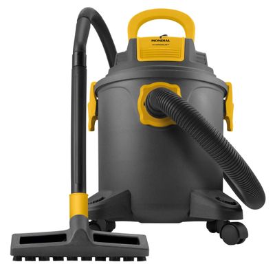 Aspirador de Água e Pó Hydrodust Mondial Preto e Amarelo 1600W APT-03-20L 127V