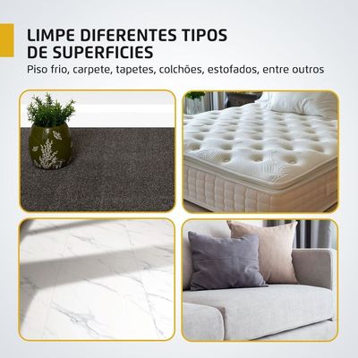 Aspirador de Água e Pó Hydrodust Mondial Preto e Amarelo 1600W APT-03-20L 127V