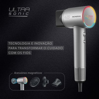 Secador Mondial Ultra Sonic SCP-01-US BLDC com Led Inteligente 220V