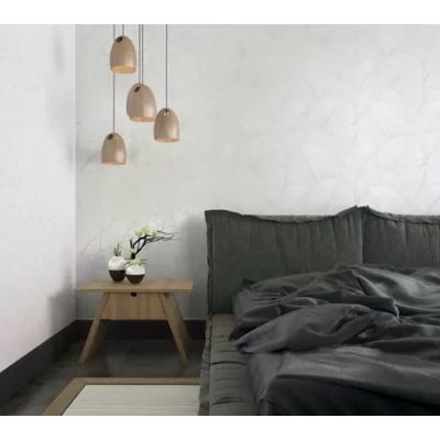 Papel de Parede Sheilas Folhagem Branco 34507