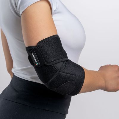 Par de Cotoveleiras Ajustável Ortho Care Dellamed unico / Preto
