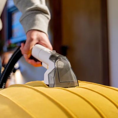 Extratora e Higienizadora de Estofados Portátil Home Care 1600W 3 em 1 Karcher Preto com Branco / 110V