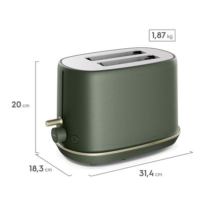 Torradeira Elétrica Electrolux Verde Linha 100 anos Celebre Sensações (TOP75) 127V