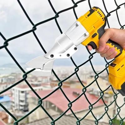 Tesoura Alicate Aviação Chapa Metal Elétrica 2 Baterias Amarelo