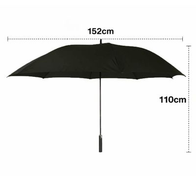 Guarda Chuva Grande Preto Automático Portaria Hótel Recepção Reforçado Resistente Maxi Fazzoletti