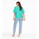 Blusa Feminina Com Mangas Amplas Infinita Cor Verde P / Verde