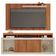 Conjunto Sala de Estar Painel Rack Life Mesa Book Caemmun Freijo/off white