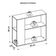 Aparador Opala Buffet Decorativo 1 Prateleira Caemmun Preto