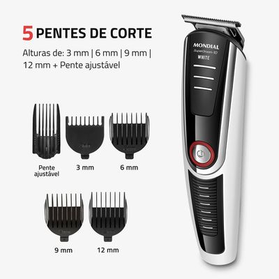 Aparador de Pelos SuperGroom Mondial BG-08 Bivolt