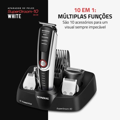 Aparador de Pelos SuperGroom Mondial BG-08 Bivolt
