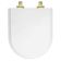 Assento Sanitário Smart Alongado Plástico Parafusado Fechamento Suave Branco Pontto Lavabo 40CM