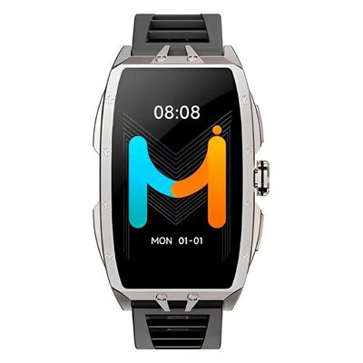 Smartwatch Imilab Imiki MB1 Tela 1,55" AMOLED Monitor Cardíaco e Oxímetro 10 Dias Bateria Prata