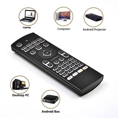 Controle Air Mouse Altomex com Teclado Qwerty para Smart Tv e Pc Conexão 2.4GHz Preto