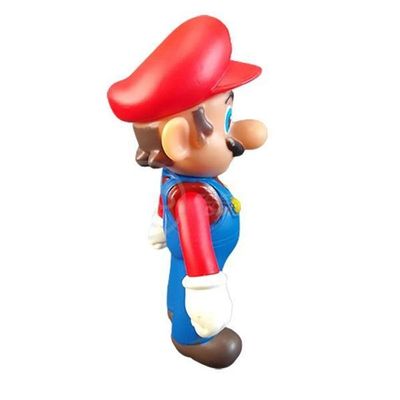Kit Boneco Articulado com Caneca Mario World Nº2 com Boneco 12CM, Caneca 350ML e Vinil Smart