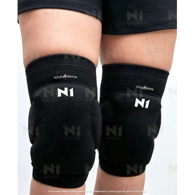 Joelheira Com Proteção N1 Linha Cbv Preto M N1 Sport