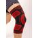 Joelheira Training Preto E Vermelho Gg Flamengo Knit 3D Comp