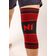 Joelheira Training Preto E Vermelho Gg Flamengo Knit 3D Comp