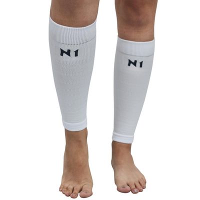 N1 Sport Protetor de Panturrilha Branca Spry Tamanho G KNIT