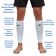 N1 Sport Protetor de Panturrilha Branca Spry Tamanho G KNIT