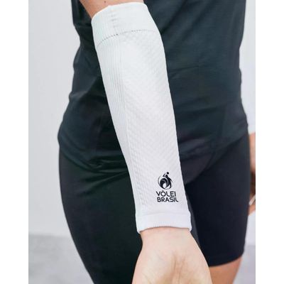 Protetor De Antebraço Branco M Voley Brasil Knit 3D