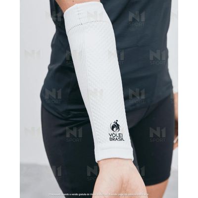 Protetor De Antebraço Branco M Voley Brasil Knit 3D