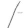Bomba Inox Desmontável Cano Torcido Chupeta Dupla Bojo Redondo Cano Grosso De 9mmx24Cm