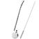 Bomba Inox Desmontável Cano Torcido Chupeta Dupla Bojo Redondo Cano Grosso De 9mmx24Cm