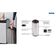 Lixeira Inox Tramontina Perugia Porta Copos Scotch Brite Base e Aro em Polipropileno 31 Litros
