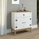 Aparador Colonial 80cm Mel Branco 2 Portas 1 Gaveta Movelbento