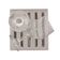 Escorredor Tramontina em Aço Inox Scotch Brite para Sobrepor no Canal Organizador 15x15 cm