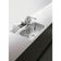 Escorredor Tramontina em Aço Inox Scotch Brite para Sobrepor no Canal Organizador 15x15 cm