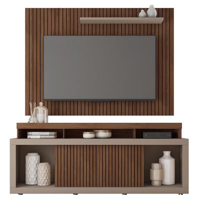Composição Rack Aegon + Painel Aegon Fendi/havana