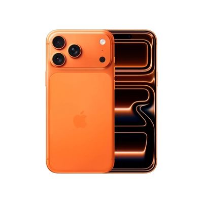 iPhone 17 Pro Max (256GB) Laranja Cósmico + Fonte Turbo 20W Original