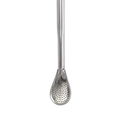 Bomba Para Mate Chimarrão ou Terere 24cm Inox Ouro 18k Pera Violão Inox