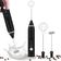 Kit Batedeira Mini Mixer Eletrico Misturador 2 Em 1 Portatil Sem Fio Recarregavel Multiuso Espumador Shakes Drinks