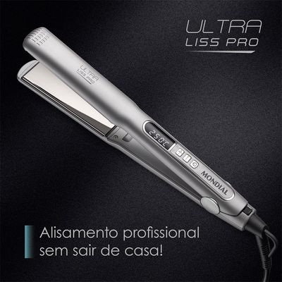 Prancha Progressiva Mondial Ultra Liss Pro 250C P-02-PRO Bivolt