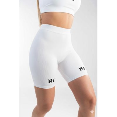 Bermuda de Compressão Branca M Proteção UV Knit 3D 15 25 mmH