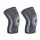Par de Joelheira Knit Ortho Care Dellamed M / Cinza Chumbo