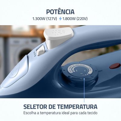 FERRO A VAPOR FVN-02-BL 127V/60Hz 220V