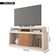 Rack Frost Conjunto Sala de Estar Mesa Book Caemmun Off White/Freijo