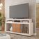 Rack Frost Conjunto Sala de Estar Mesa Book Caemmun Off White/Freijo