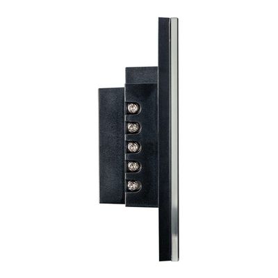 Interruptor Smart EWS1006 6 Teclas Touch com Controle Wi-Fi e Voz Preto Intelbras