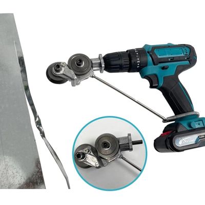 Broca Elétrica Reajuste Cortador De Placa De Liga De Aço Adaptador De Tesoura Para Corte De Folhas De Metal
