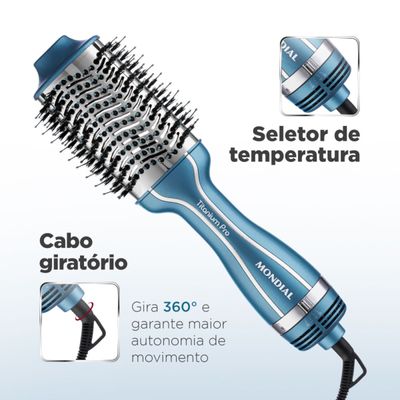 Escova Secadora Mondial Azul ES-28 Bivolt